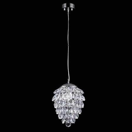 Подвесной светильник Crystal Lux Charme SP1+1 Led Chrome/Transparent Подвесной светильник Crystal Lux Charme SP1+1 Led Chrome/Transparent