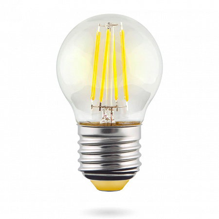 Лампа светодиодная E27 6W 2800К шар прозрачный VG10-G1E27warm6W-F 7023 Лампа светодиодная E27 6W 2800К шар прозрачный VG10-G1E27warm6W-F 7023