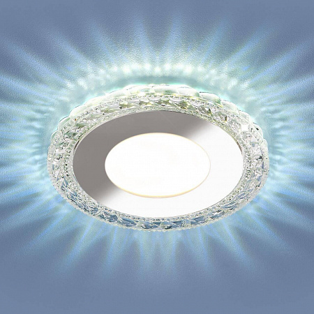Встраиваемый светодиодный светильник Elektrostandard 9909 LED 8W CL прозрачный 4690389120336 Встраиваемый светодиодный светильник Elektrostandard 9909 LED 8W CL прозрачный 4690389120336