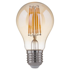 Лампа светодиодная филаментная Classic LED E27 12W 3300K груша золотая 4690389108341