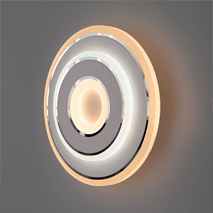 Настенно-потолочный светильник Eurosvet Contorni 90185/1 белый/хром