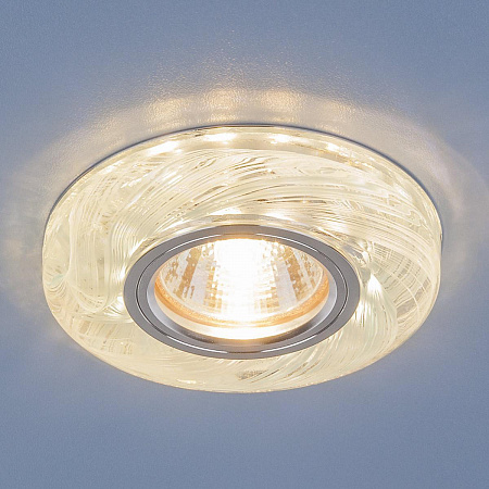 Встраиваемый светильник Elektrostandard 2191 MR16 CL/BL прозрачный/голубой 4690389096112 Встраиваемый светильник Elektrostandard 2191 MR16 CL/BL прозрачный/голубой 4690389096112