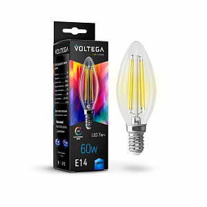 Лампа светодиодная Voltega Cangle E14 7W High CRI 7153