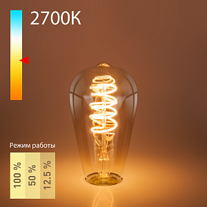 Лампа светодиодная филаментная диммируемая Elektrostandard E27 5W BL160