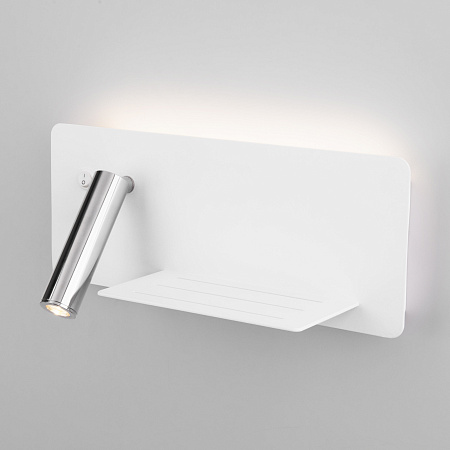 Бра с выключателем Elektrostandard Fant R LED белый/хром MRL LED 1113 Бра с выключателем Elektrostandard Fant R LED белый/хром MRL LED 1113