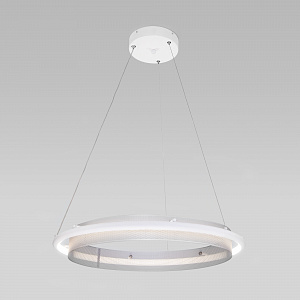Подвесной светильник с системой умный дом Eurosvet Imperio 90241/1 белый/ серебро Smart