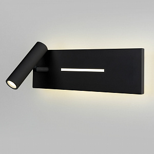 Светильник настенный c USB/Type C разъемами Elektrostandard Tuo LED MRL LED 1117 черный