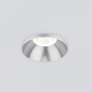 Встраиваемый точечный светодиодный светильник Elektrostandard Nuta 25026/LED 7W 4200K SL серебро