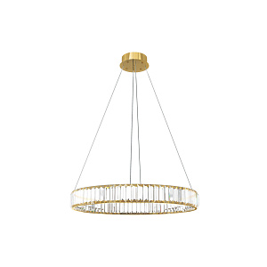 Подвесной светодиодный светильник кольцо Loft It Crystal ring 10135/600 Gold