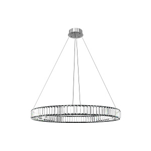 Подвесной светодиодный светильник кольцо Loft It Crystal ring 10135/800 Chrome