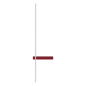 Настенный светильник минимализм в виде палочки Loft It Linio 10149/1200 Red