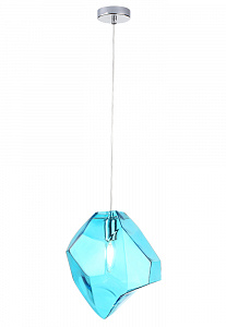 Подвесной светильник голубой Crystal Lux NUESTRO NUESTRO SP1 CHROME/BLUE