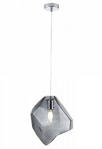 Подвесной светильник дымчатый Crystal Lux NUESTRO NUESTRO SP1 CHROME/SMOKE