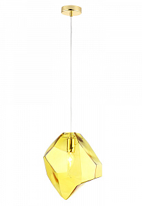 Подвесной светильник желтый Crystal Lux NUESTRO NUESTRO SP1 GOLD/AMBER