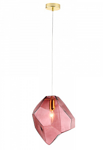 Подвесной светильник розовый Crystal Lux NUESTRO NUESTRO SP1 GOLD/PINK