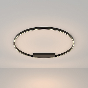 Потолочный светодиодный светильник круг, кольцо минимализм Maytoni Rim MOD058CL-L65B3K