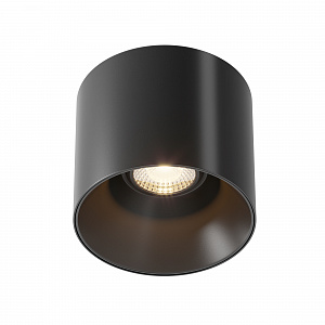 Накладной потолочный светильник цилиндр Maytoni Alfa LED C064CL-01-25W3K-RD-B