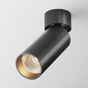Потолочный накладной светильник спот с поворотным плафоном Maytoni FOCUS LED C055CL-L12B3K-W-B